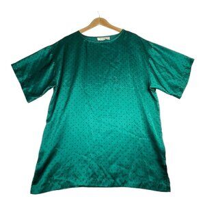 Victorias Secret Vintage Sleep Shirt‎ size Medium Green AS IS
